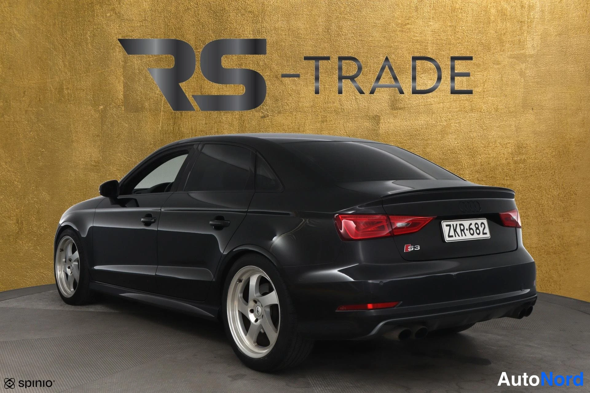 Ruskea Audi S3 2016, takaviisto, kuva 5
