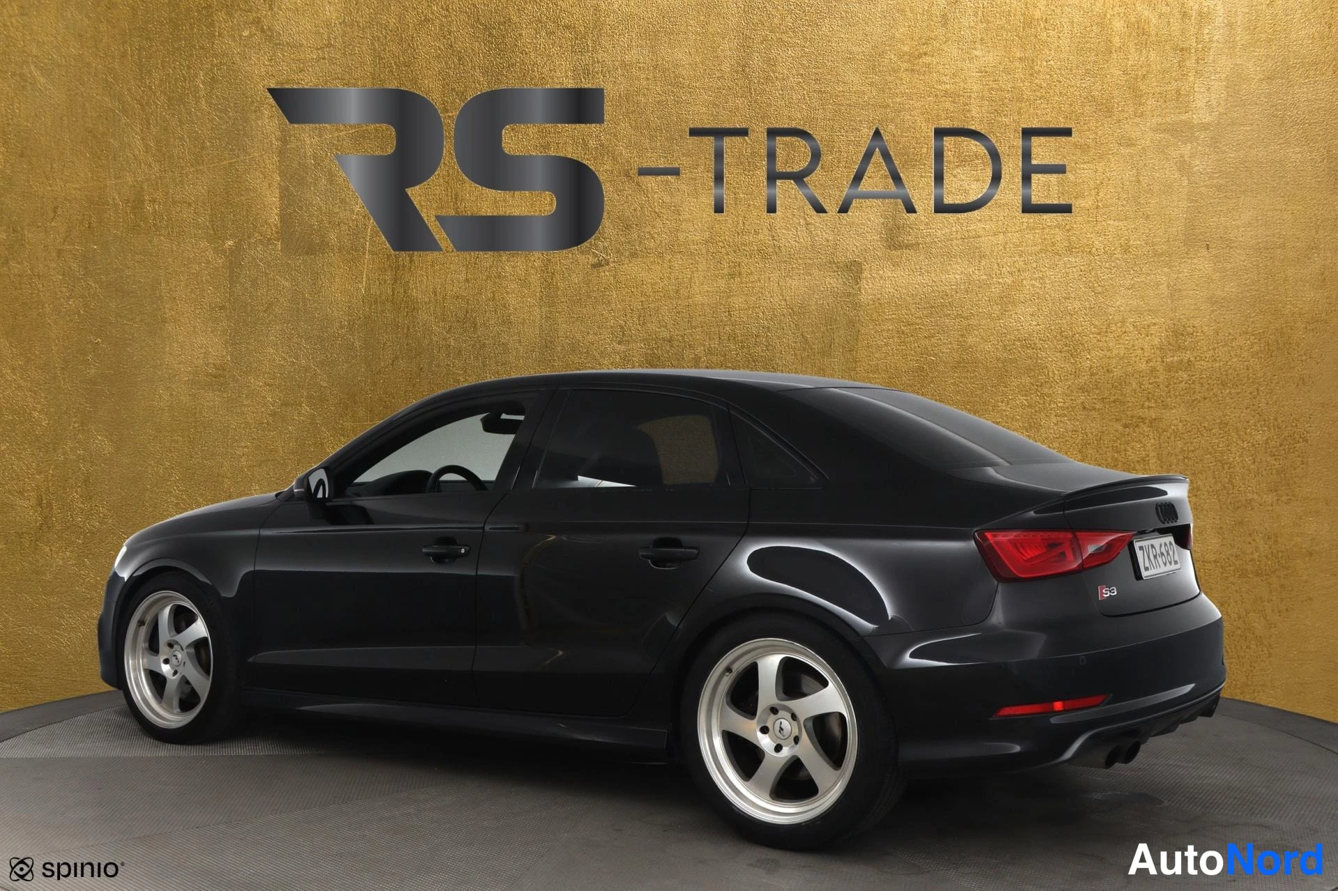 Ruskea Audi S3 2016, takaviisto, kuva 6