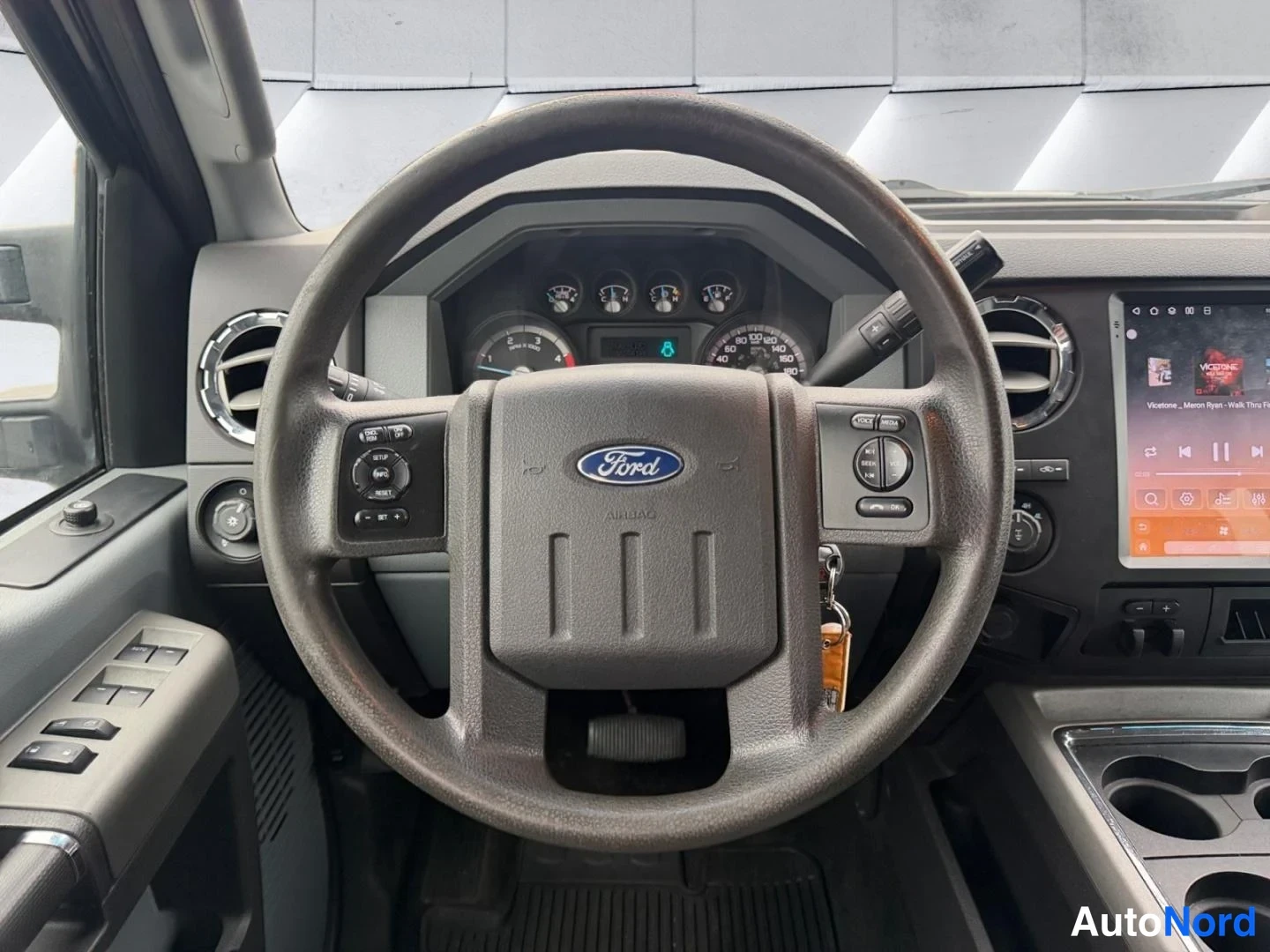 Black Ford F-250 2012, detail, photo 16