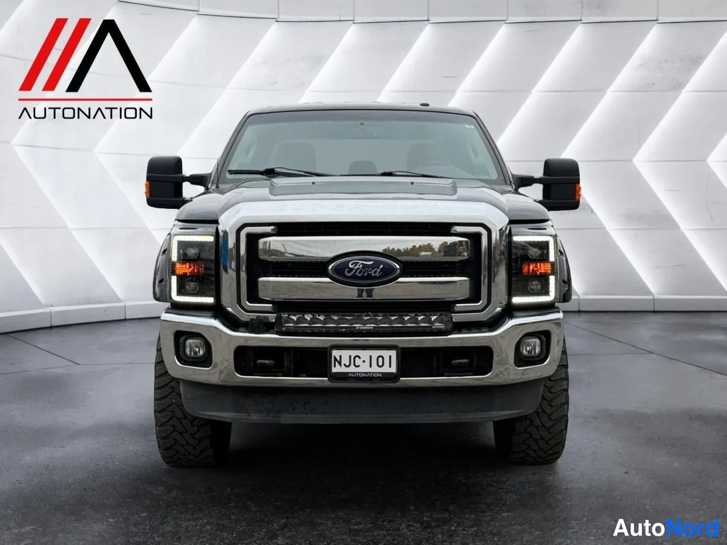 Black Ford F-250 2012, front, photo 3