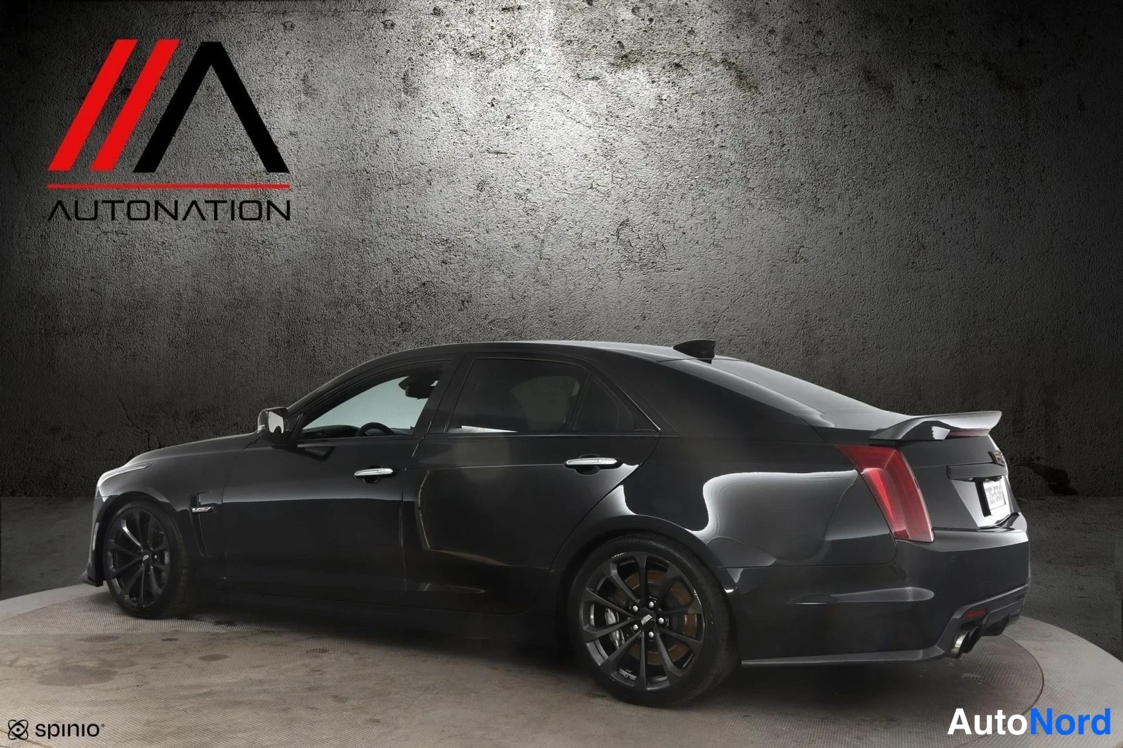 Musta Cadillac CTS-V 2017, takaviisto, kuva 4