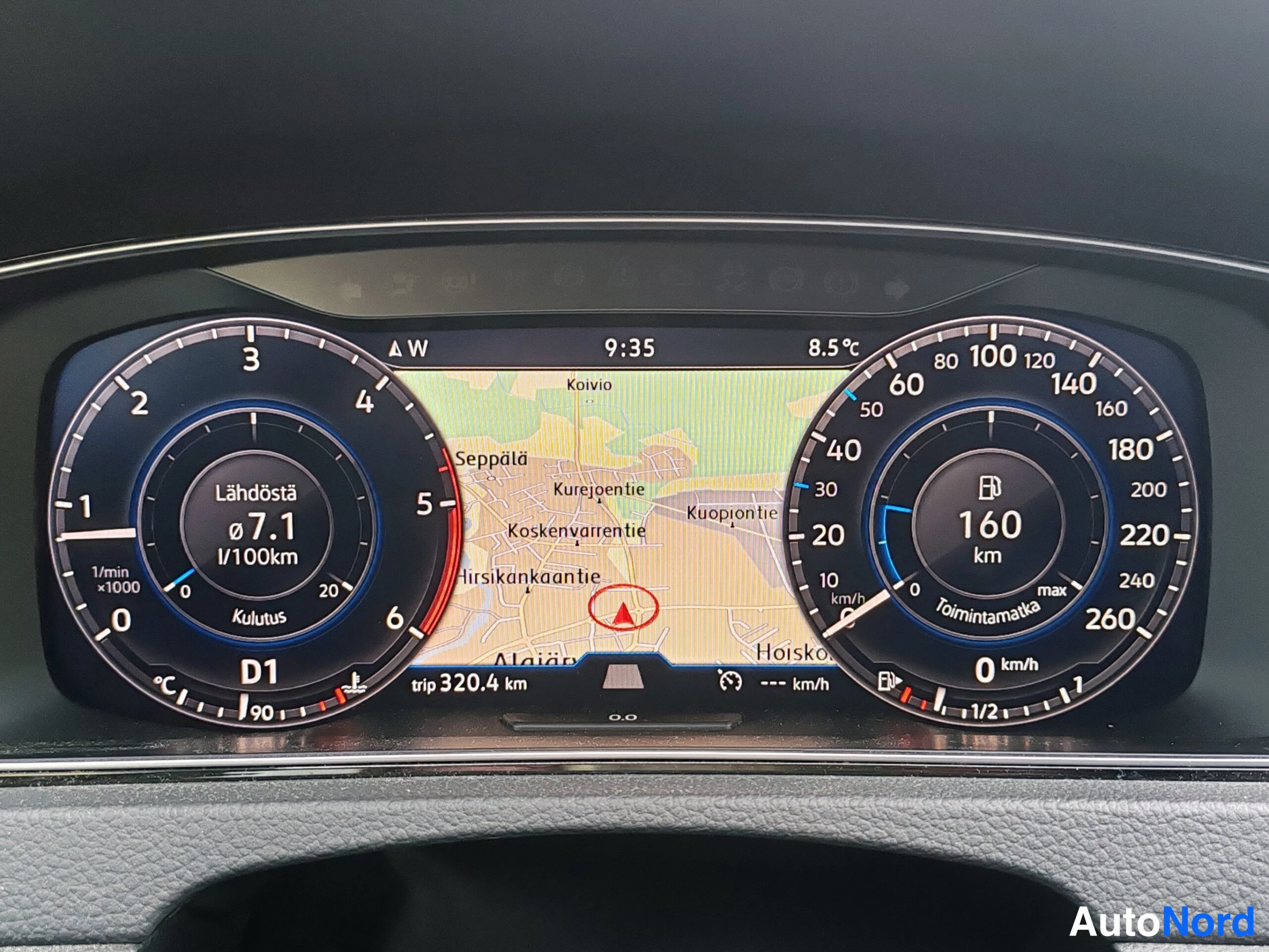 Harmaa Volkswagen Golf 2019, yksityiskohta, kuva 24