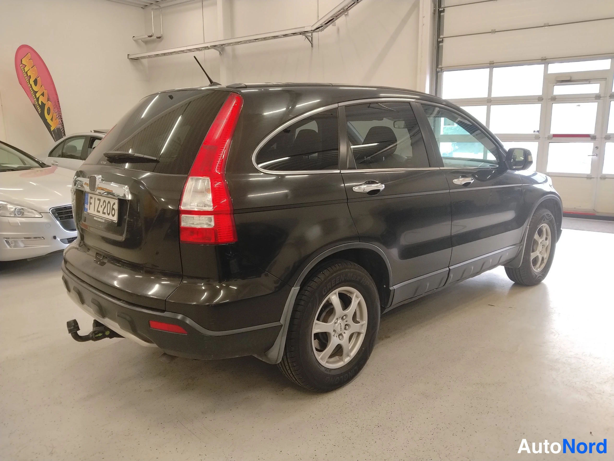 Ruskea Honda CR-V 2008, takaviisto, kuva 9