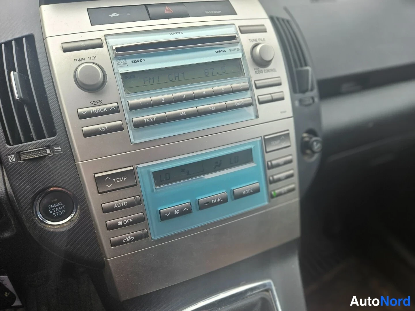 Musta Toyota Corolla Verso 2008, yksityiskohta, kuva 10