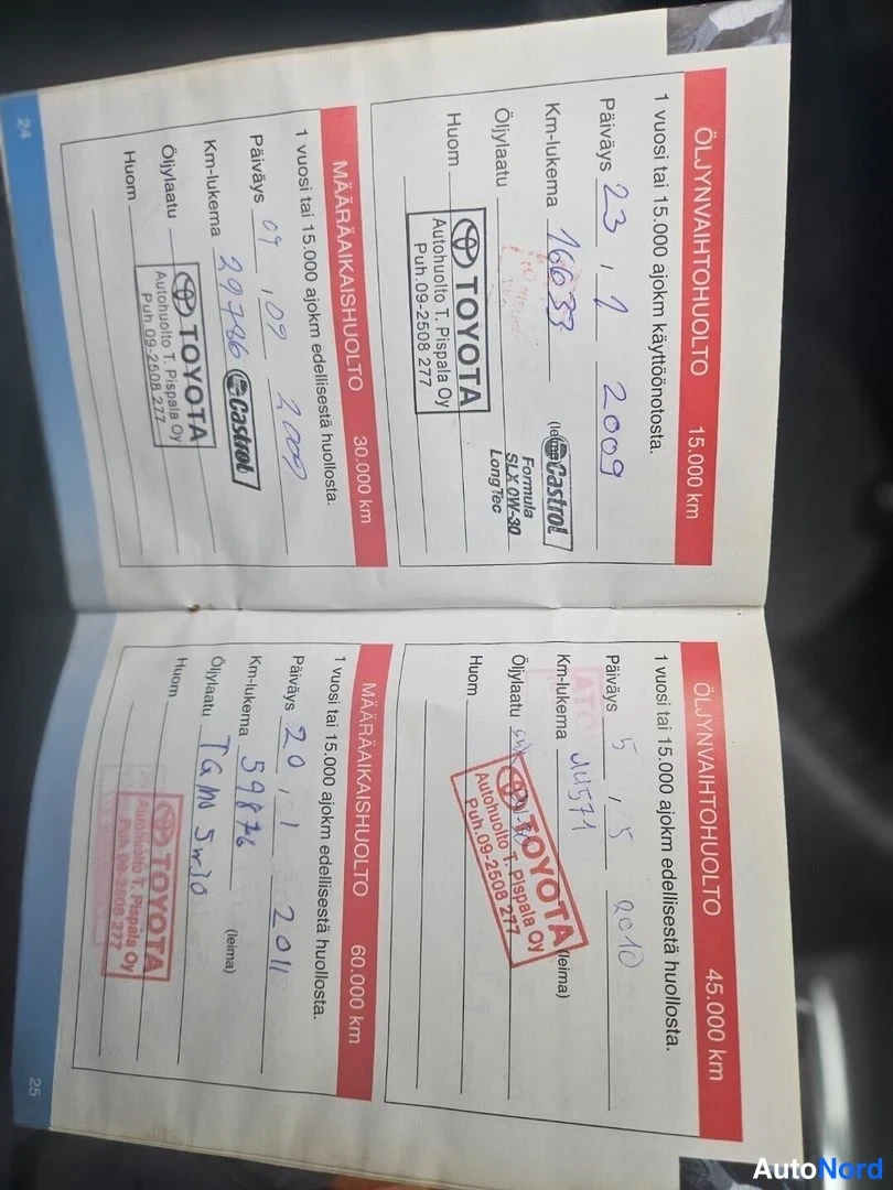 Musta Toyota Corolla Verso 2008, yksityiskohta, kuva 12