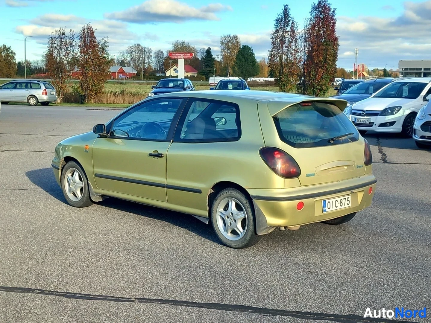 Vihreä Fiat Bravo 1998, takaviisto, kuva 10