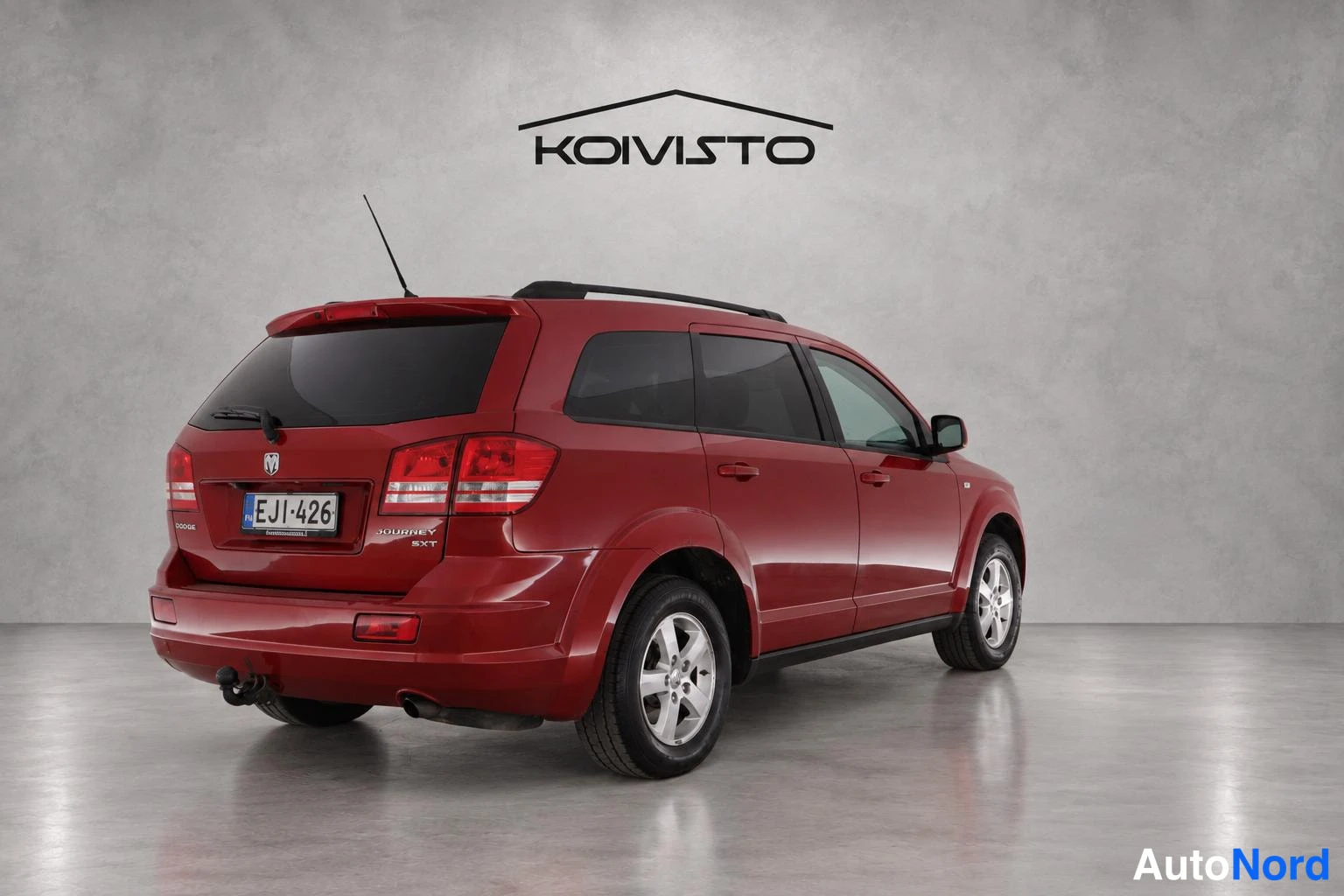 Punainen Dodge Journey 2009, takaviisto, kuva 6