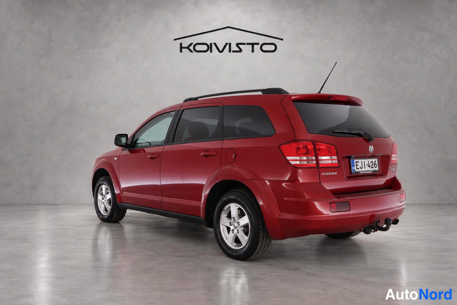 Punainen Dodge Journey 2009, takaviisto, kuva 7