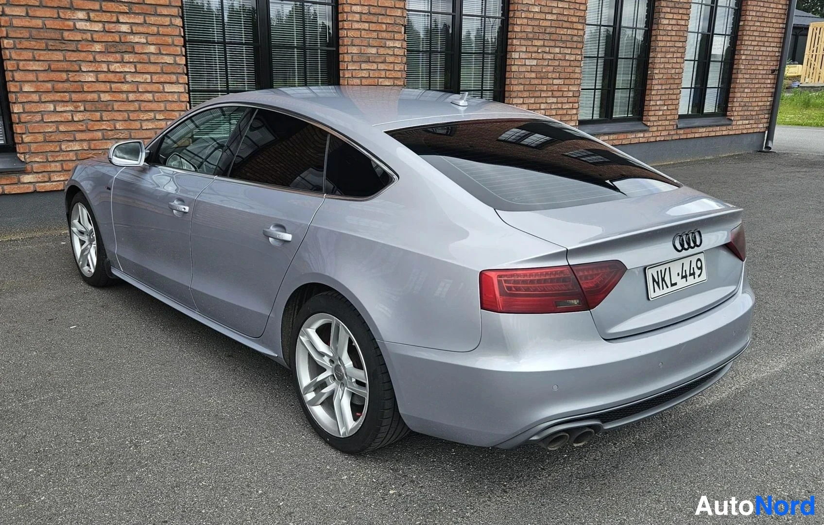 Silver Audi A5 2016, rear three-quarter, photo 7