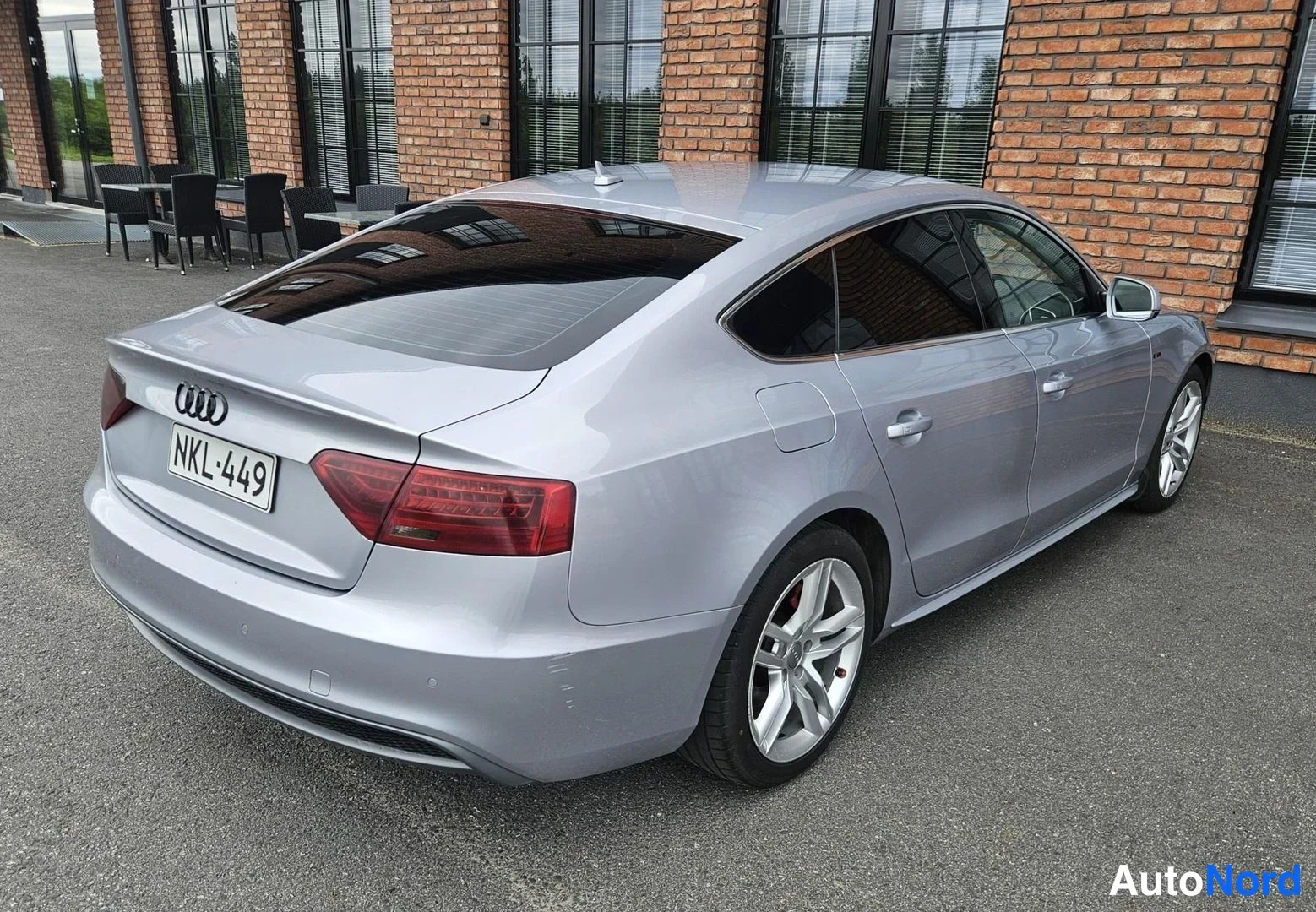 Silver Audi A5 2016, rear three-quarter, photo 10