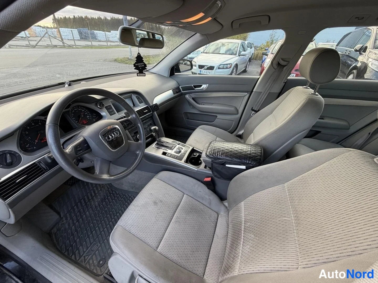 Black Audi A6 2007, cockpit, photo 5