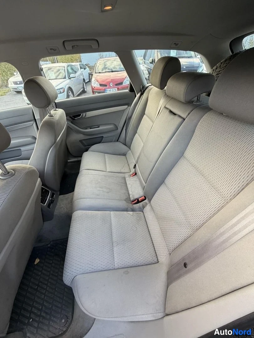 Black Audi A6 2007, rear seats, photo 7