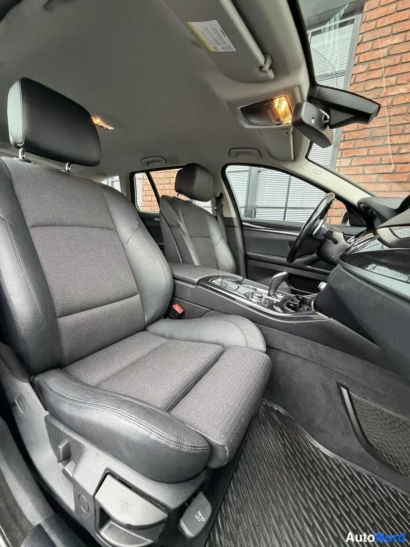 Black BMW 520d 2012, front seats, photo 17