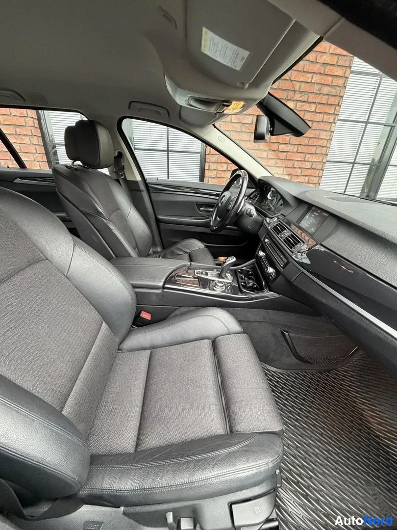 Black BMW 520d 2012, front seats, photo 18