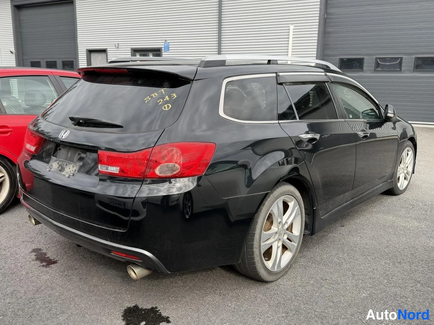 Black Honda Accord 2009, rear three-quarter, photo 2