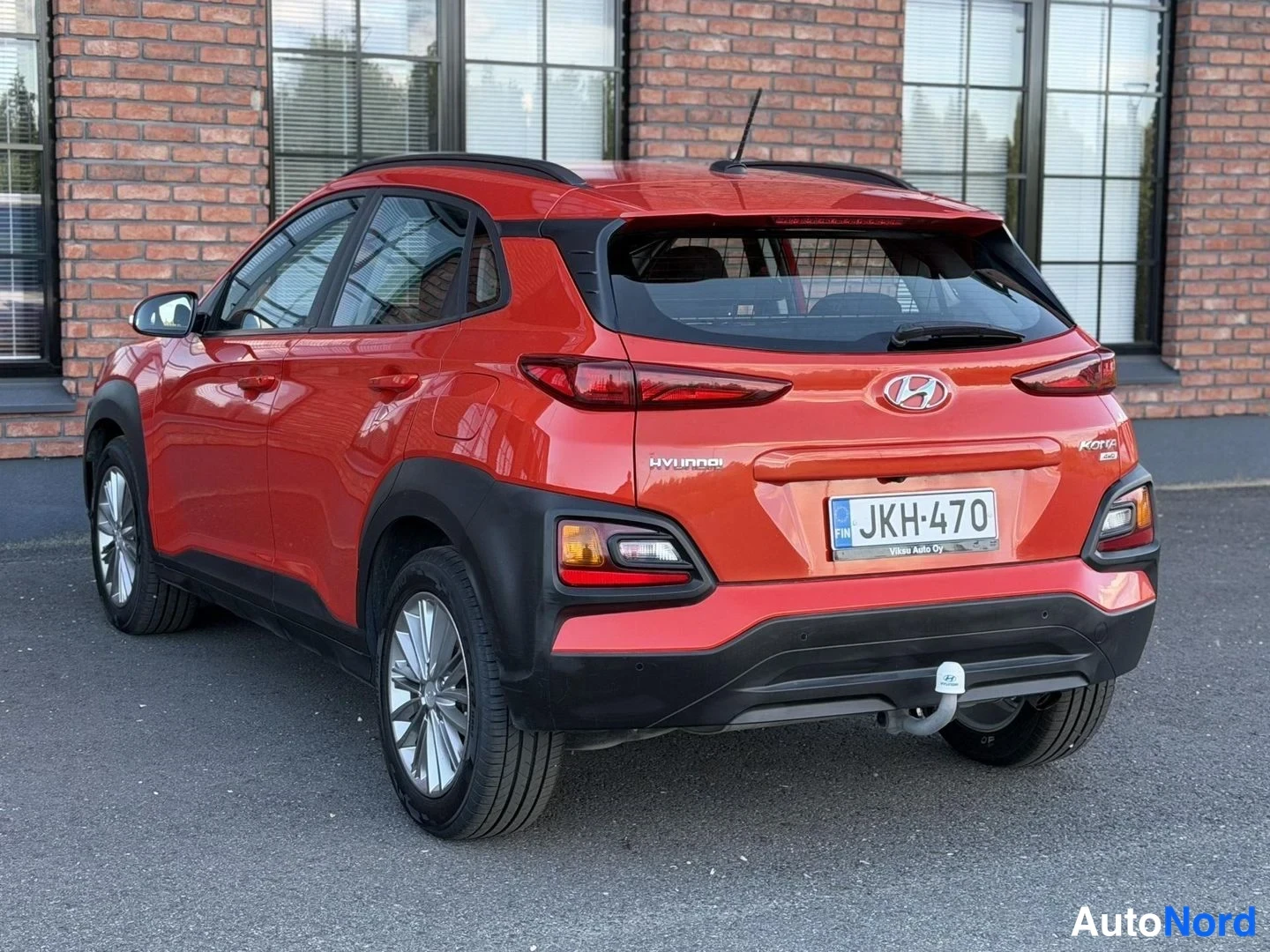 Red Hyundai Kona 2019, rear, photo 10