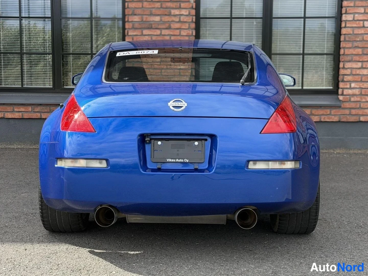 Blue Nissan 350Z 2007, rear, photo 12