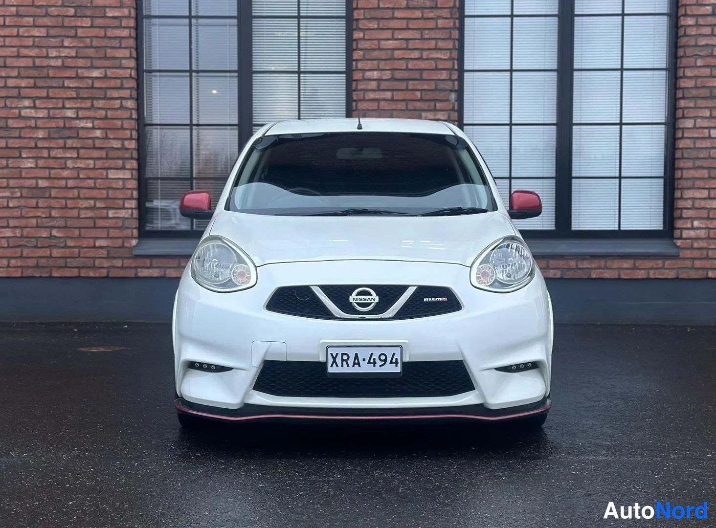 White Nissan Micra 2015, front, photo 7