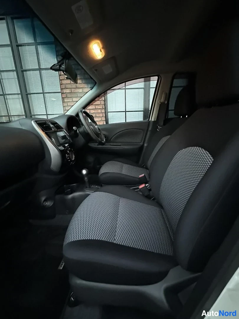 White Nissan Micra 2015, cockpit, photo 14