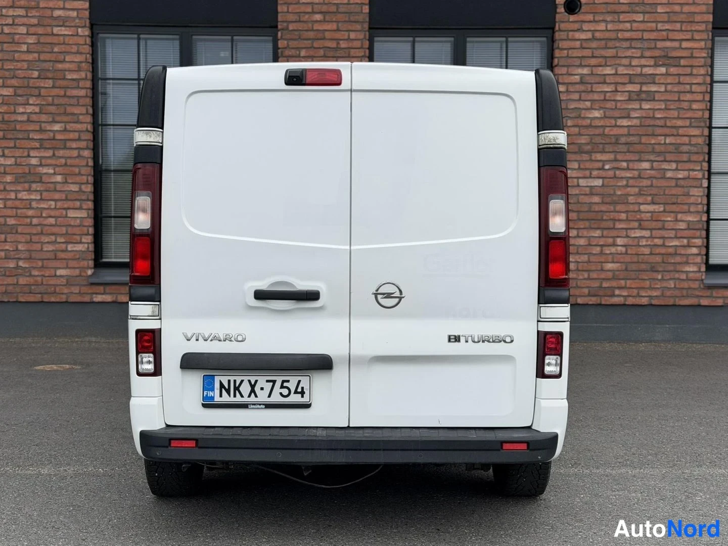 White Opel Vivaro 2018, rear, photo 12