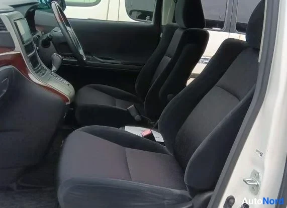 White Toyota Vellfire 2011, front seats, photo 6