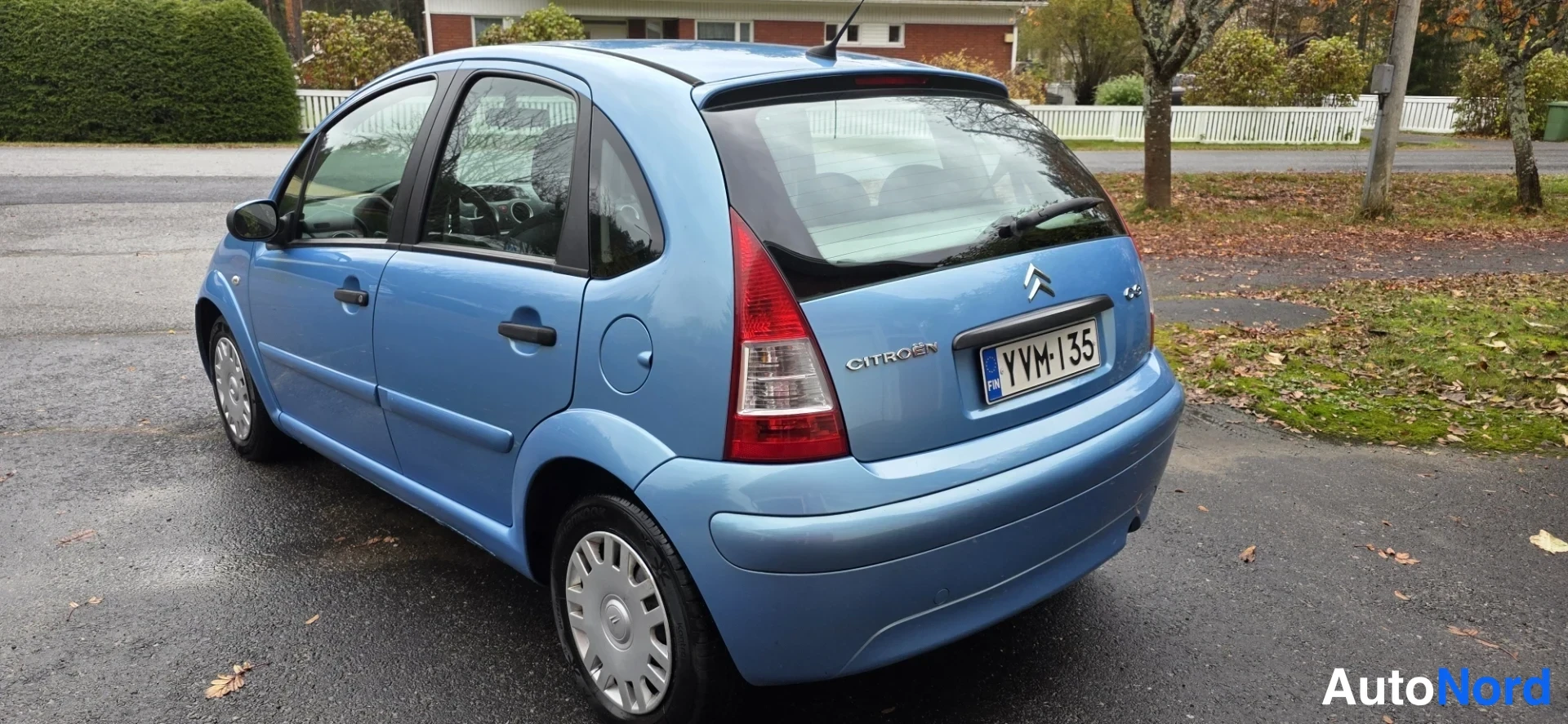 Blue Citroen C3 2008, rear three-quarter, photo 7
