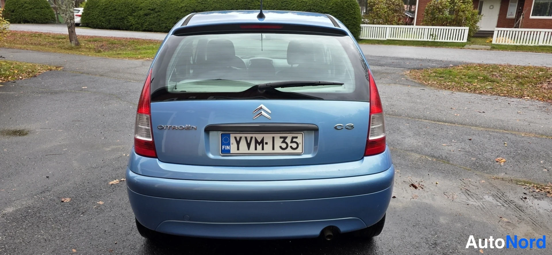 Blue Citroen C3 2008, rear, photo 8