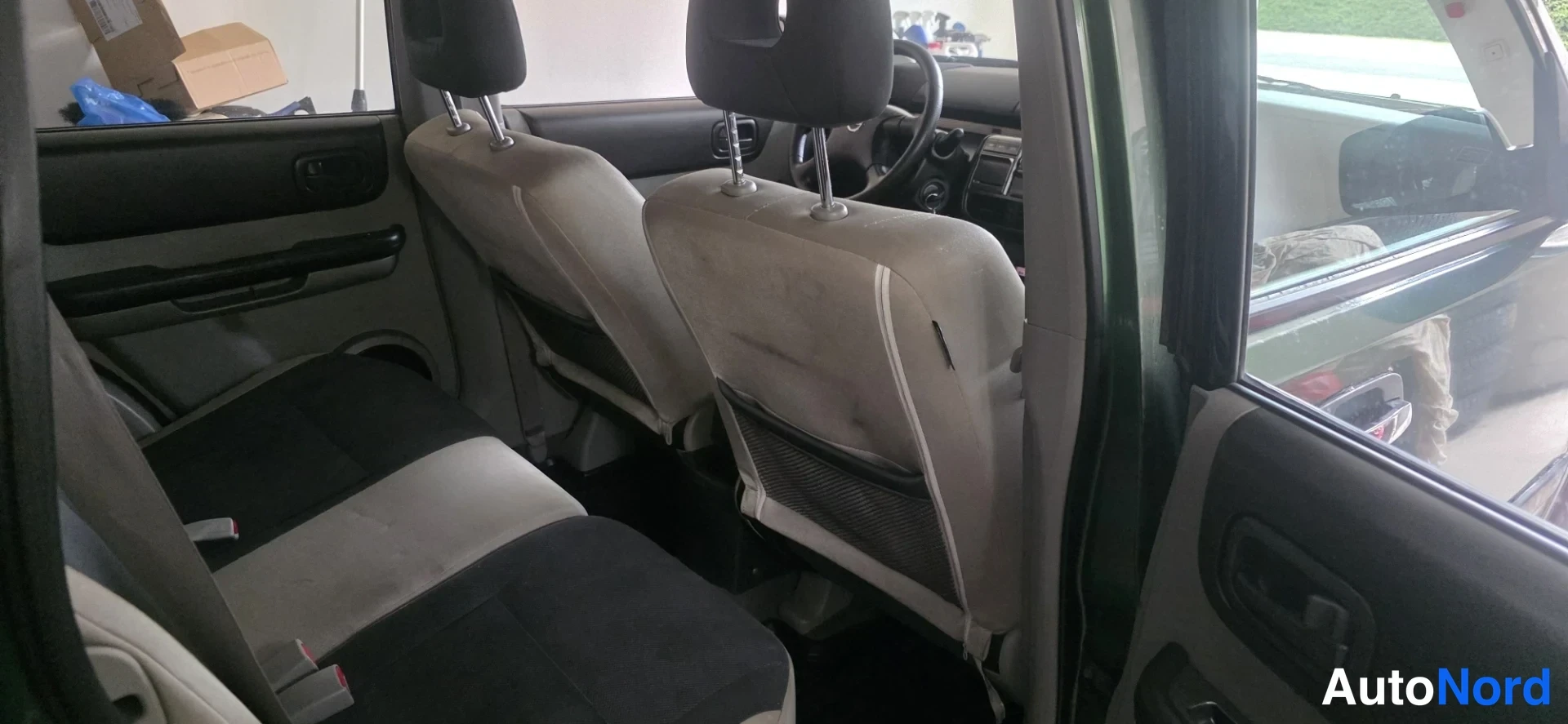Green Nissan X-Trail 2002, rear seats, photo 14