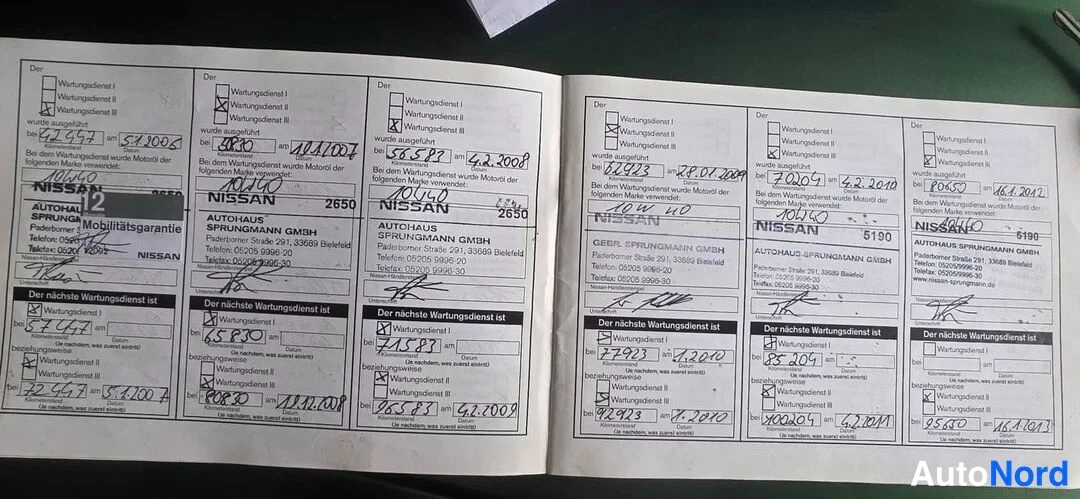 Green Nissan X-Trail 2002, document, photo 18