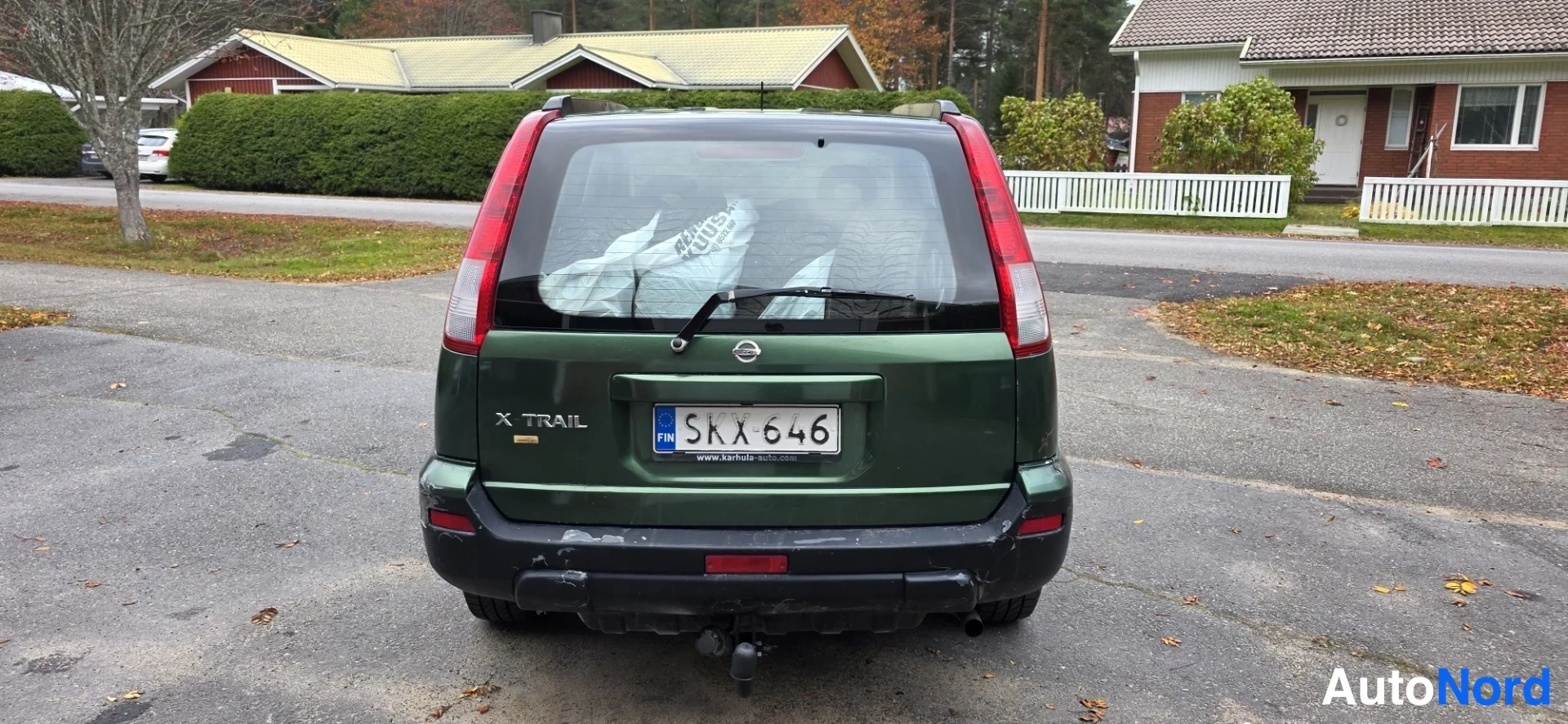 Green Nissan X-Trail 2002, rear, photo 8