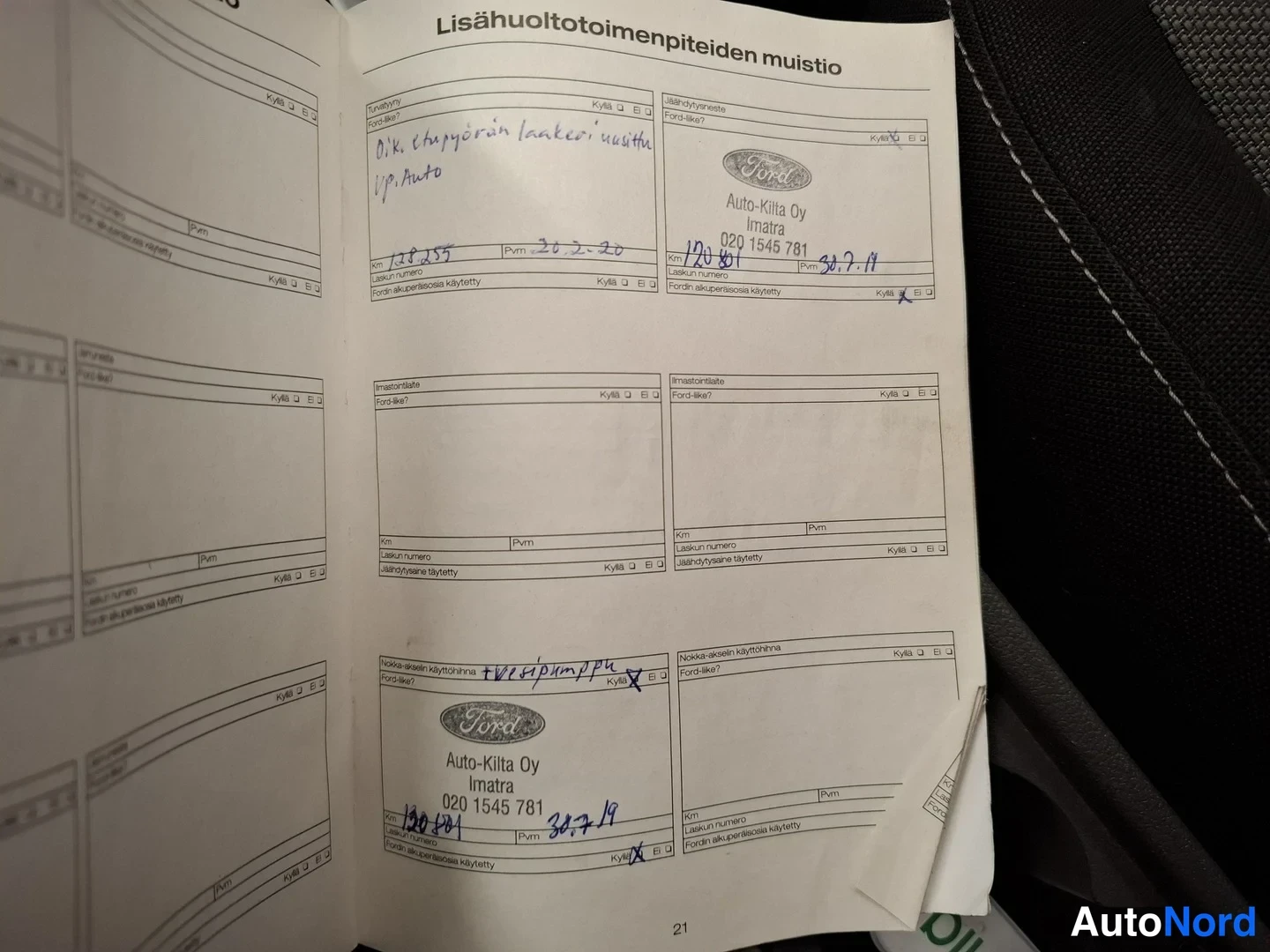 Harmaa Ford Focus 2010, asiakirja, kuva 22