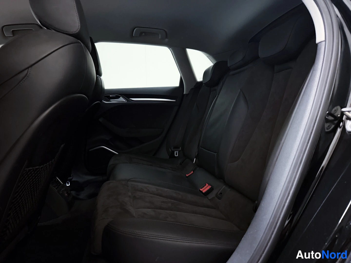 Black Audi A3 2016, rear seats, photo 11