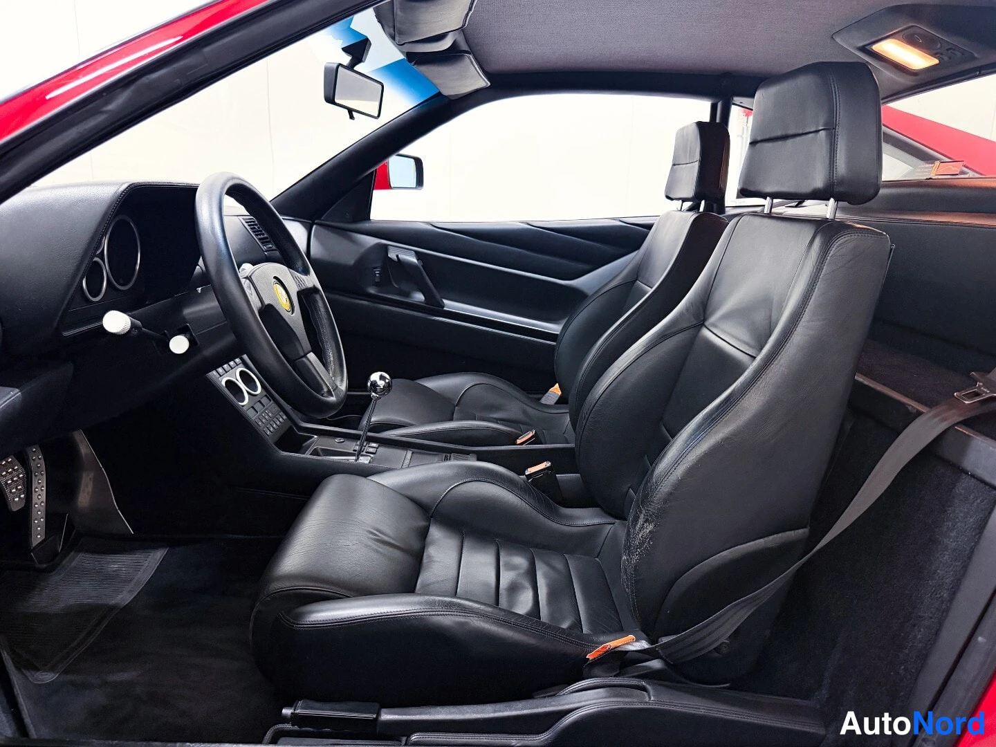 Red Ferrari 348 1991, front seats, photo 8