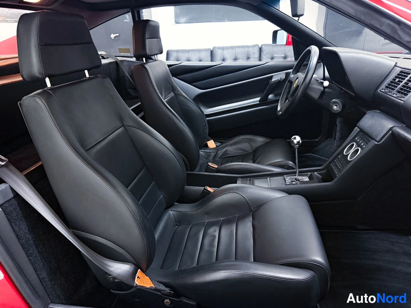 Red Ferrari 348 1991, front seats, photo 9