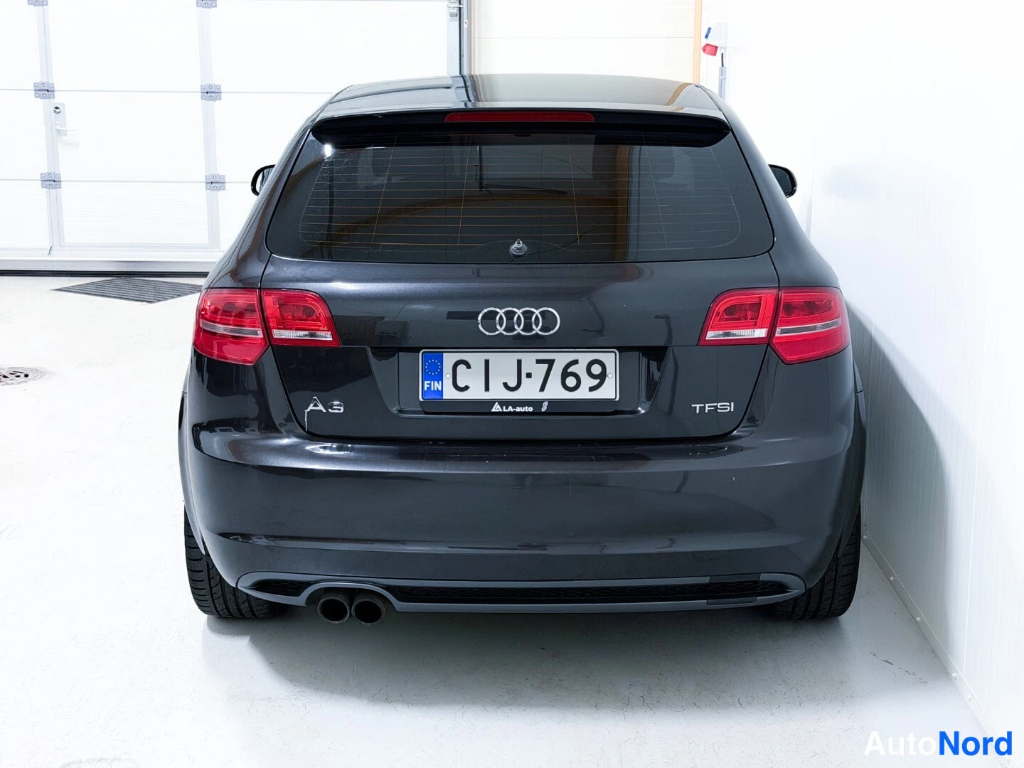 Black Audi A3 2011, rear, photo 6