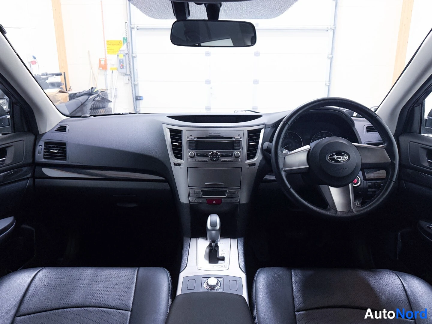 Silver Subaru Legacy 2009, cockpit, photo 7