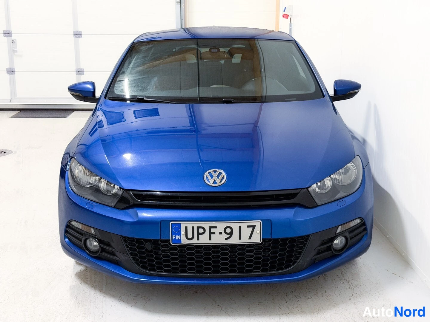 Blue Volkswagen Scirocco 2011, front, photo 3