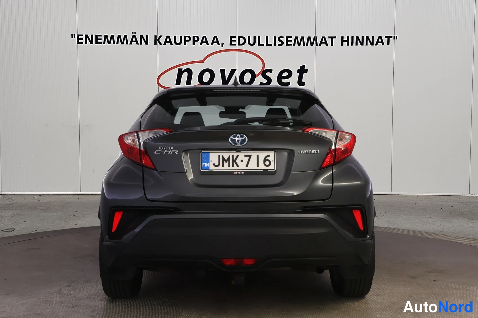 Harmaa Toyota C-HR 2018, takaa, kuva 6