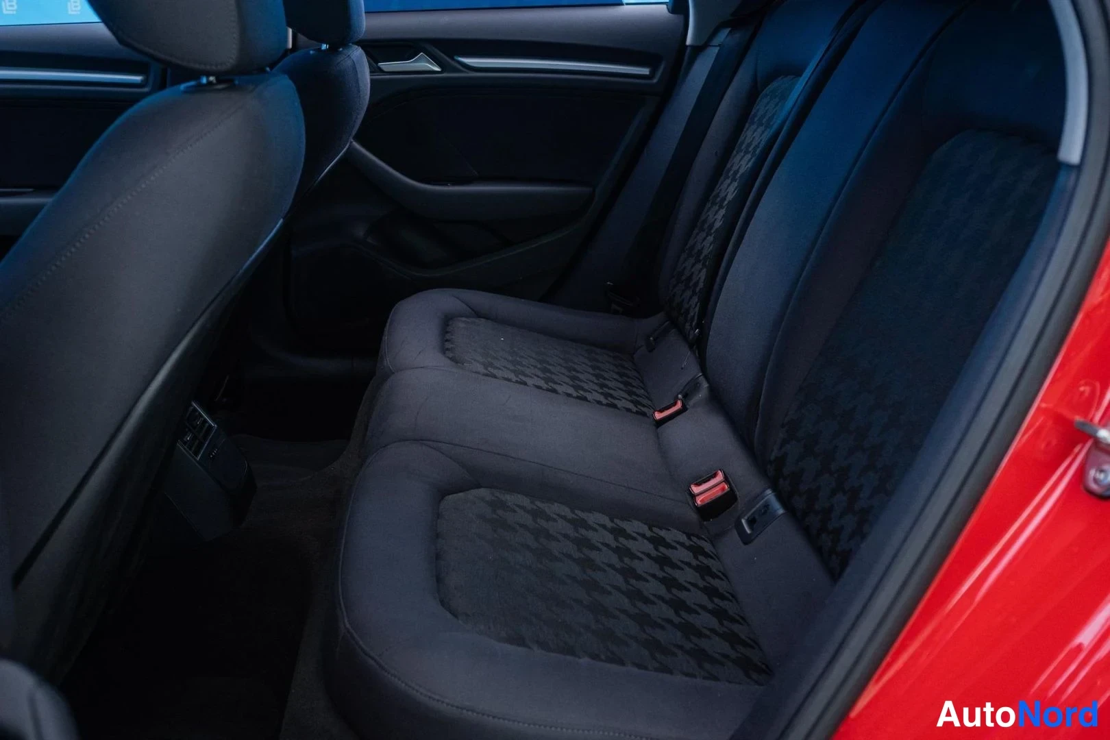 Red Audi A3 2013, rear seats, photo 12