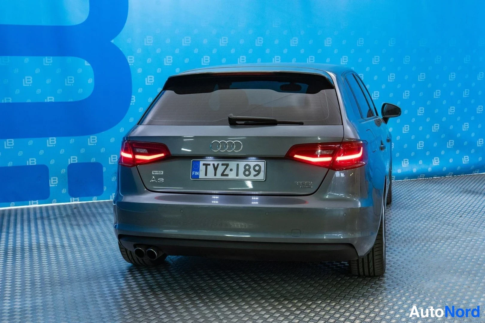 Grey Audi A3 2013, rear, photo 6