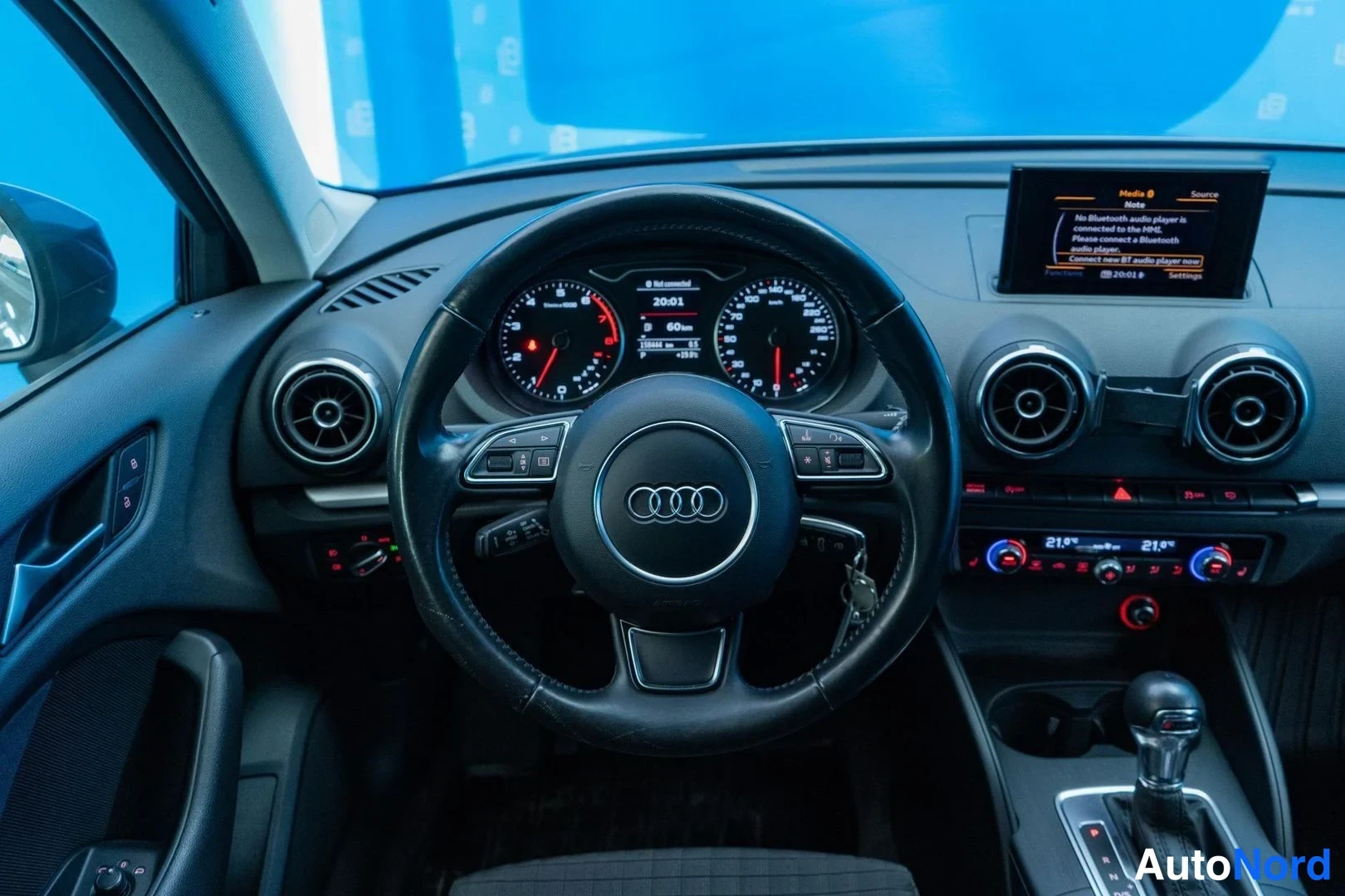 Grey Audi A3 2013, cockpit, photo 9