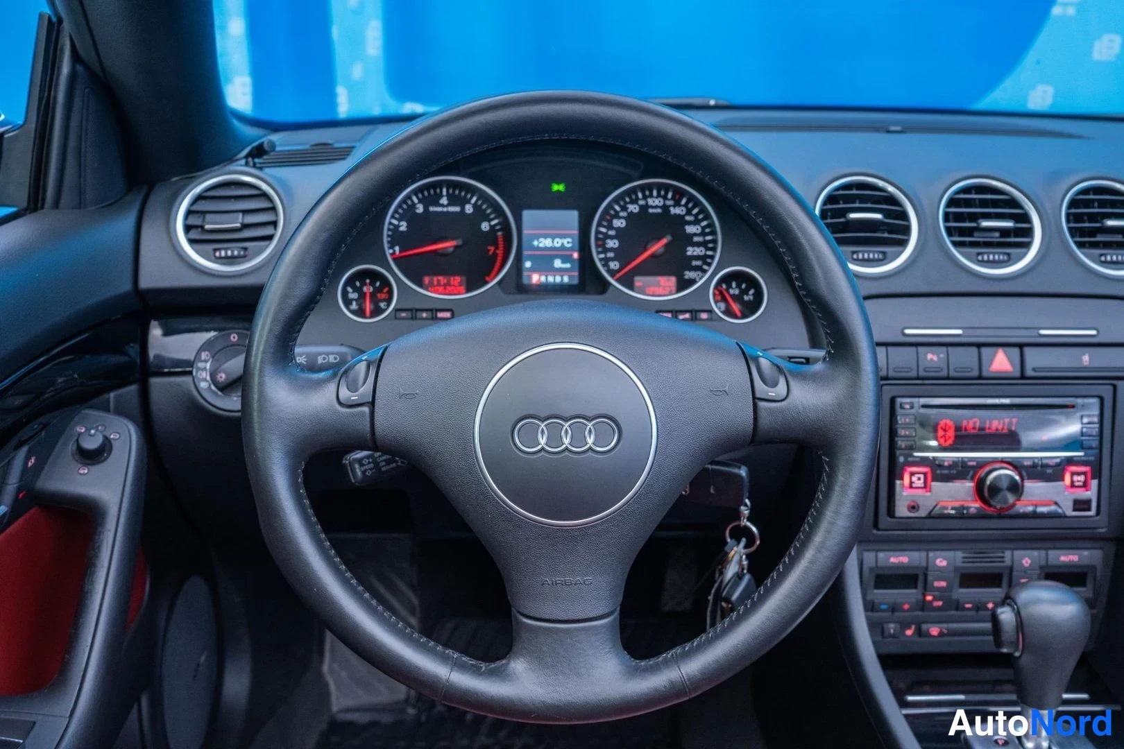 Black Audi A4 2003, detail, photo 14