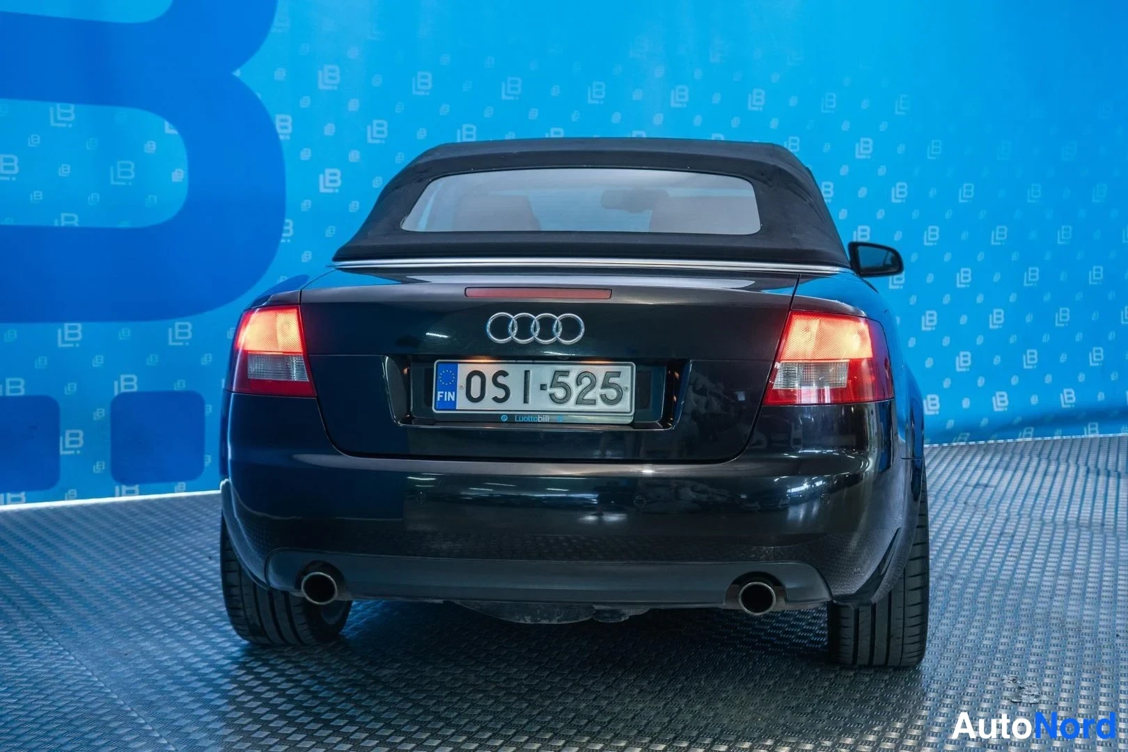 Black Audi A4 2003, rear, photo 8