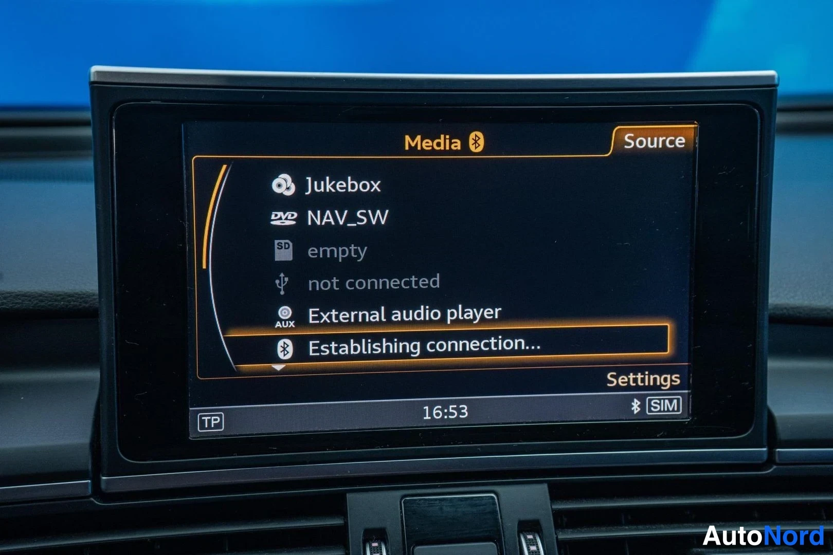 Black Audi A6 2015, detail, photo 17