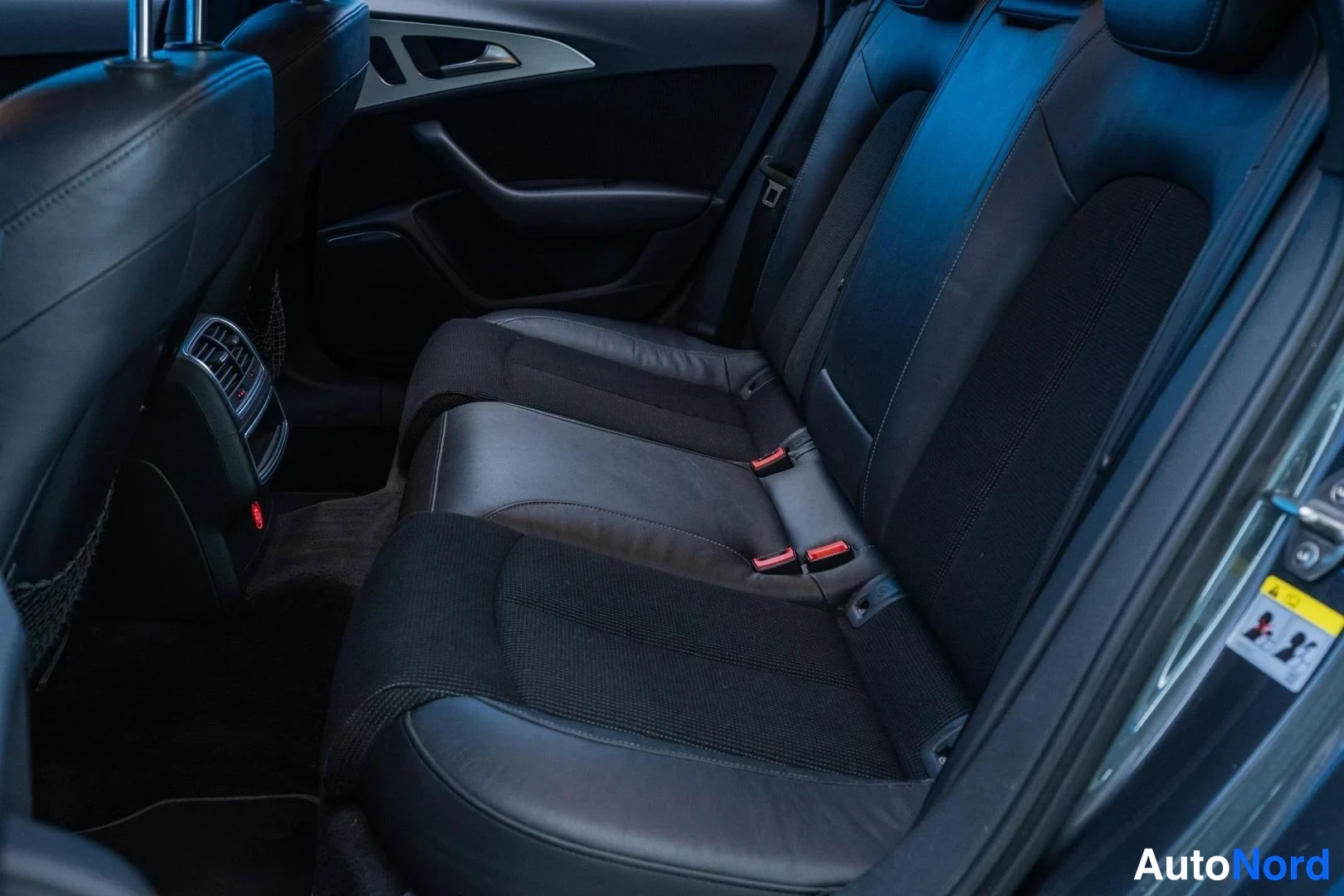 Grey Audi A6 2013, rear seats, photo 11