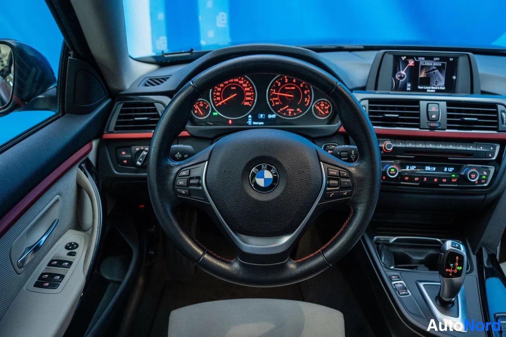 Black BMW 420i xDrive 2016, cockpit, photo 8