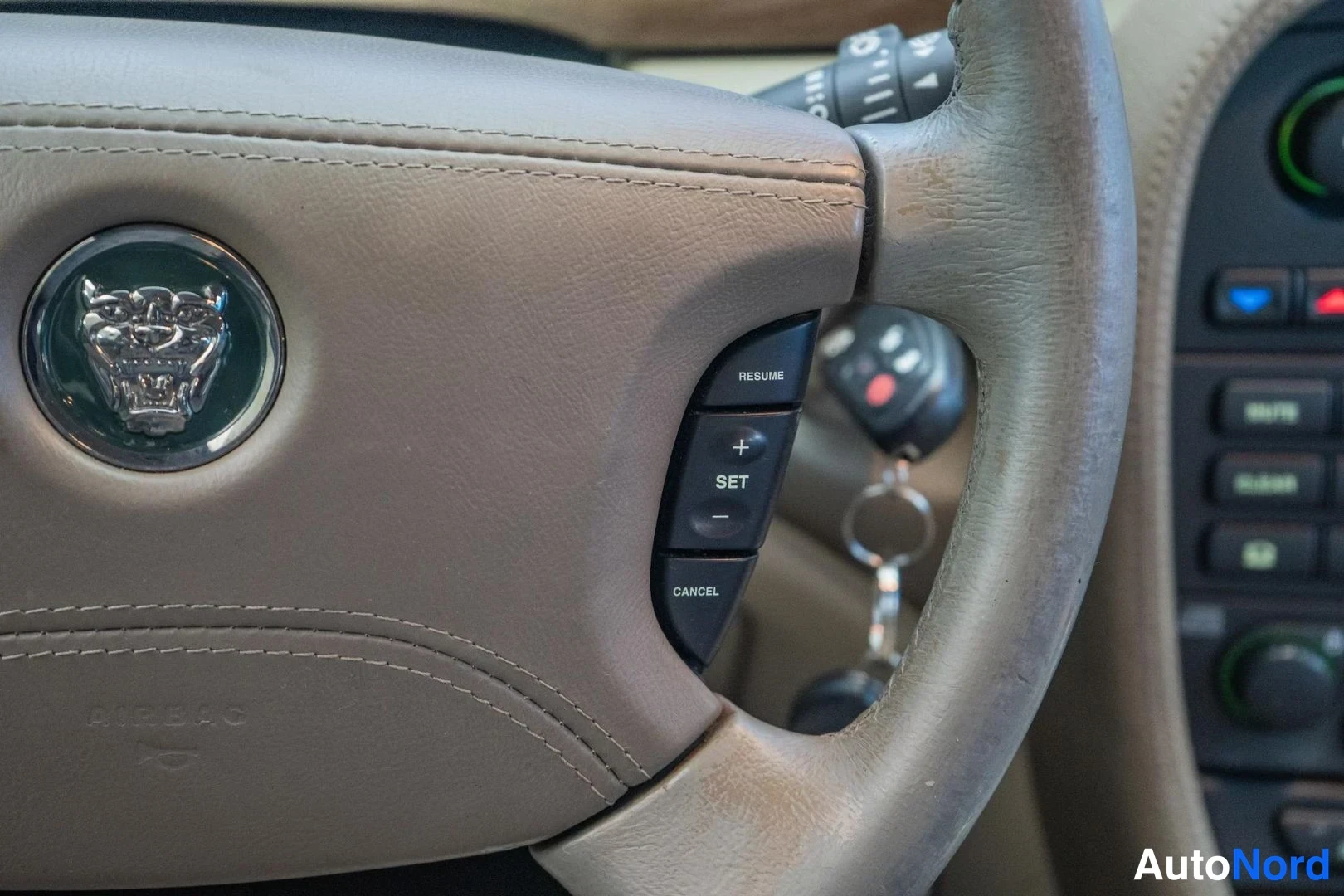 Beige Jaguar S-Type 2003, detail, photo 14
