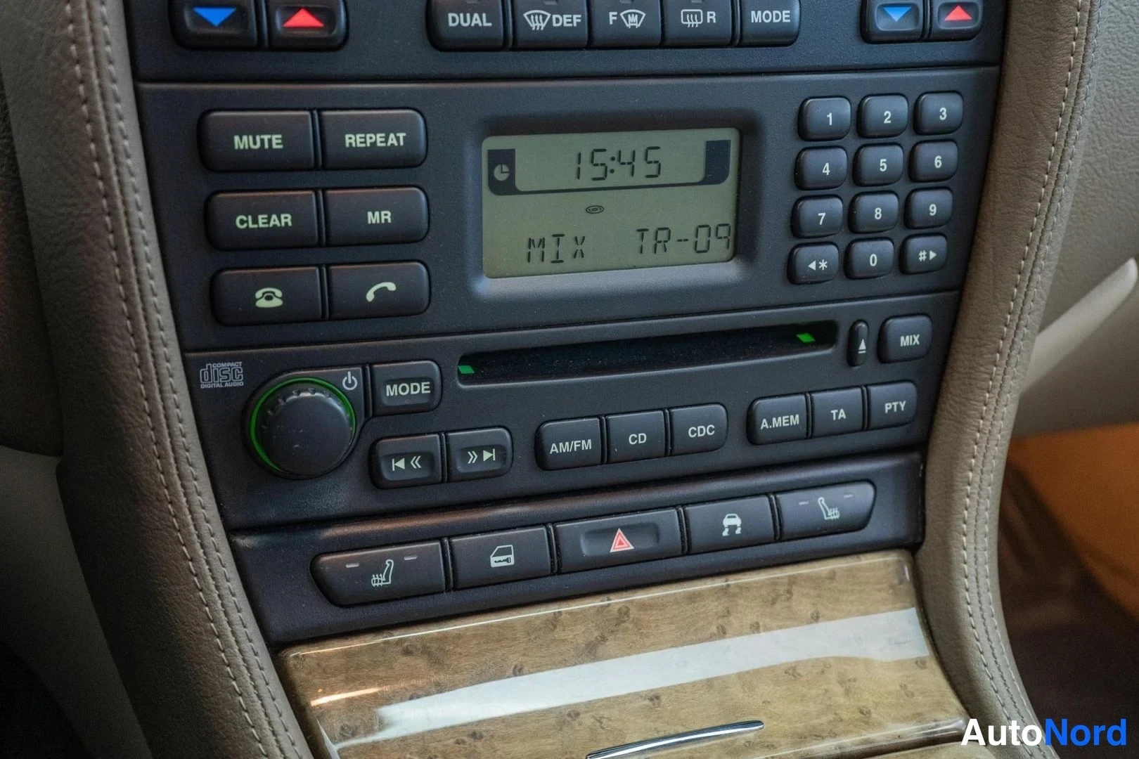 Beige Jaguar S-Type 2003, detail, photo 16