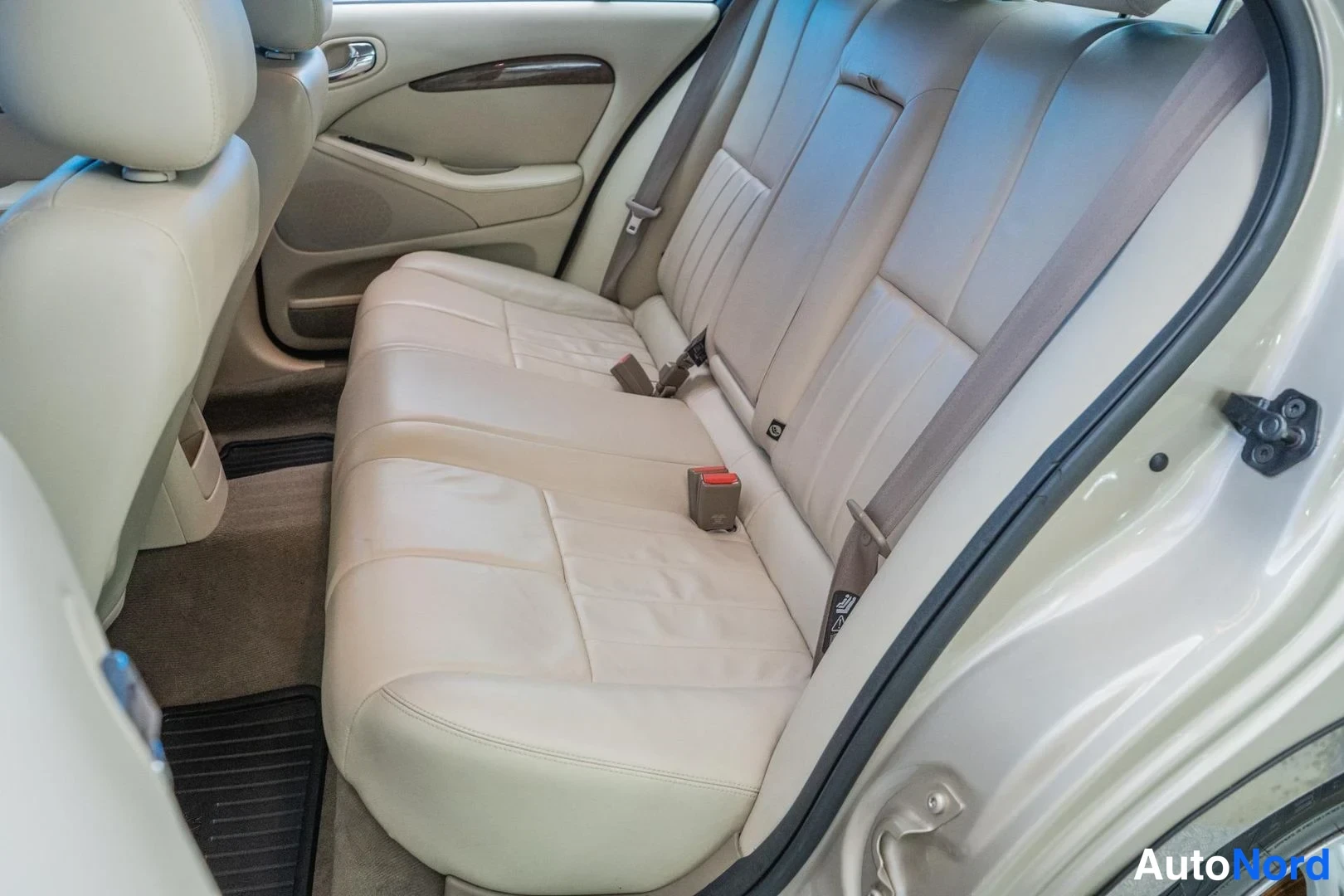 Beige Jaguar S-Type 2003, rear seats, photo 12