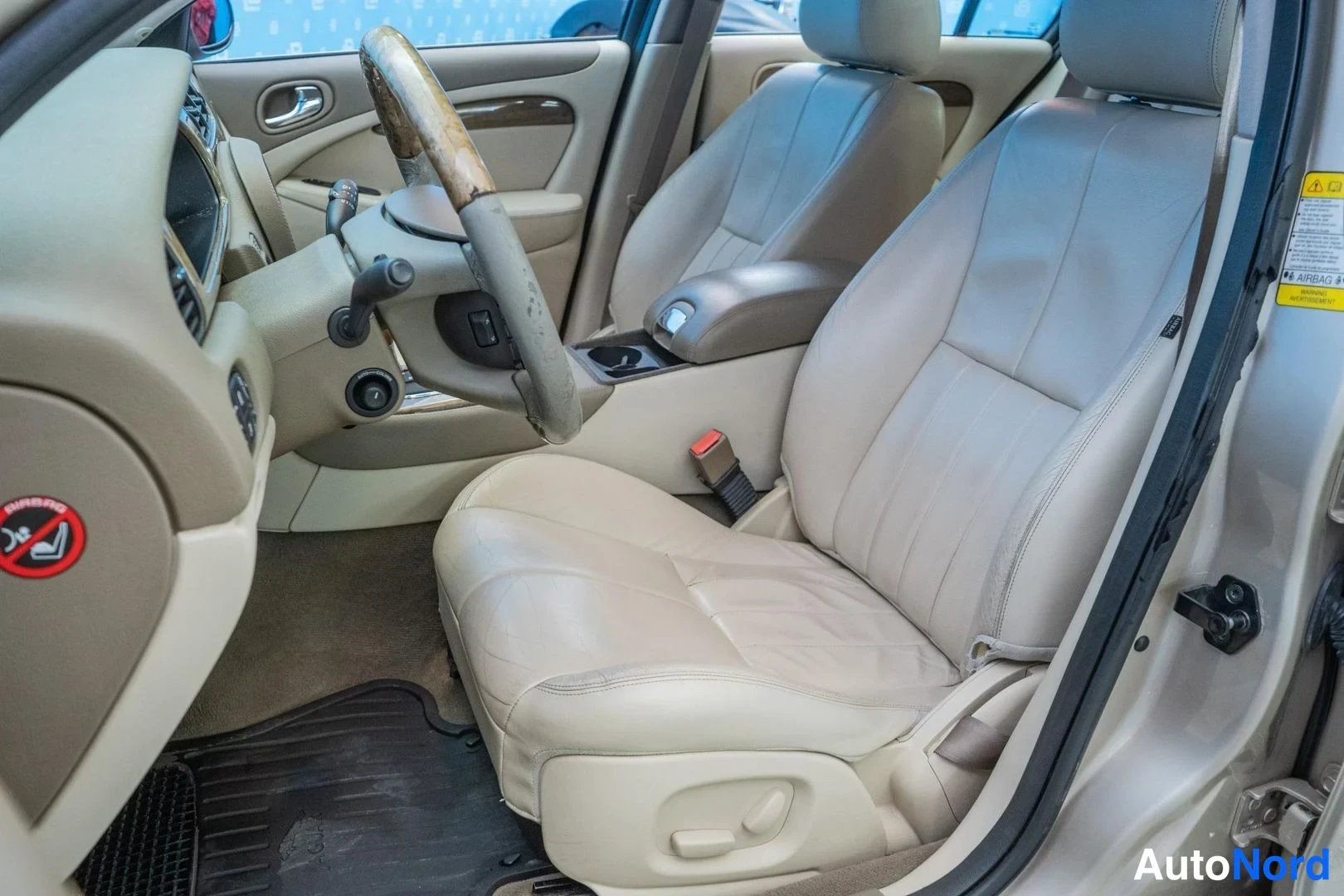 Beige Jaguar S-Type 2003, front seats, photo 11